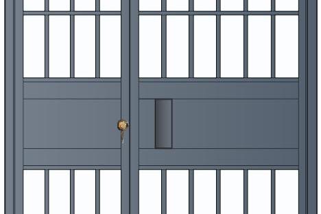 （雙扇電控平開(kāi)門(mén)、柵欄門(mén)）